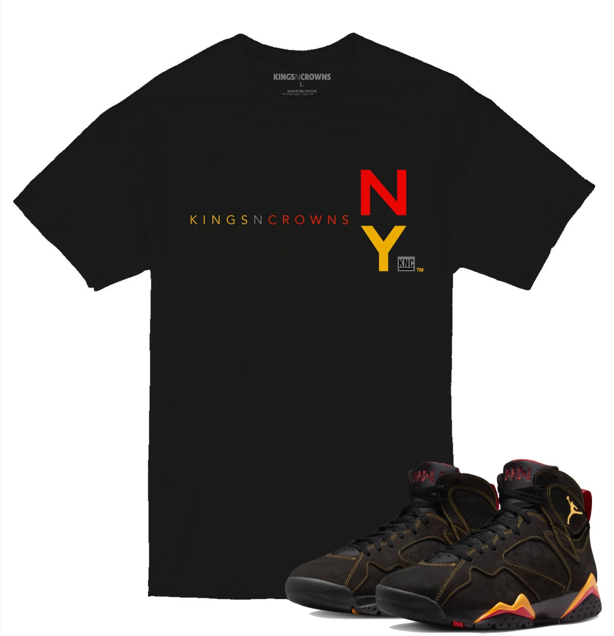 Tee shirt to match Air Jordan 7 Citrus Sneakers KNC New York