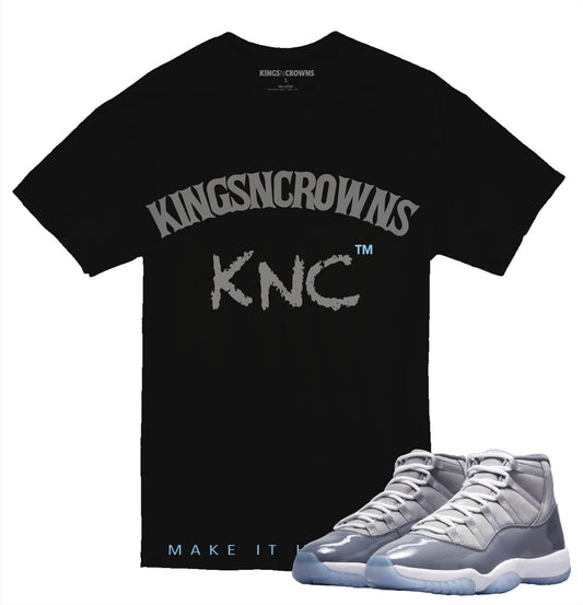 Tee shirt to match Air Jordan 11 Cool Grey sneaker. Kings N Crowns