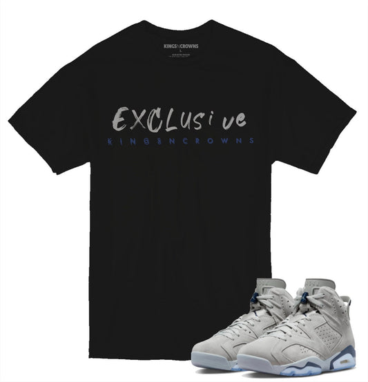 Tee shirt to match Air Jordan 6 Georgetown Sneakers. KNC Exclusive